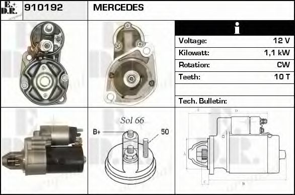 EDR 910192 Starter